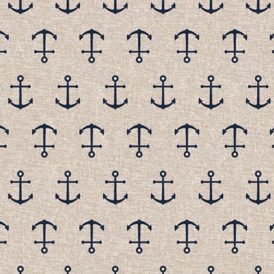 .szovet horgony minta navy kek bezs hajo tengeresz angol elegans vaszonhatasu jacquard telitett sotetkek.jpg